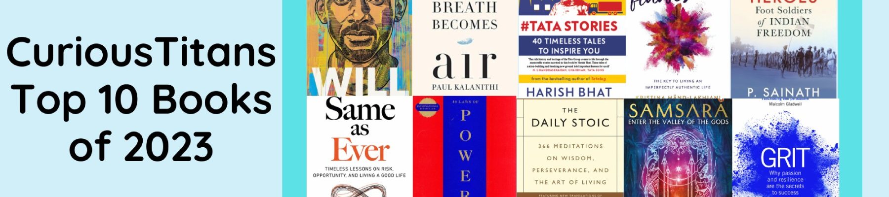 CuriousTitans Top 10 Books of 2023